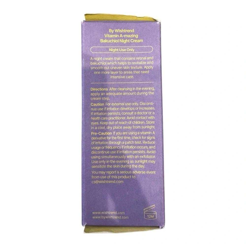 Wishtrend Vitamin A-mazing night cream